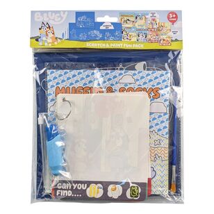 Bluey Scratch And Paint Fun Pack Multicoloured