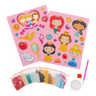 Disney Princess Gem Art Stickers Multicoloured