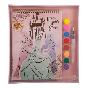 Disney Princess Watercolour Paint Pad Set Multicoloured