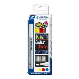 Staedtler Chalk Markers 4 Pack Multicoloured