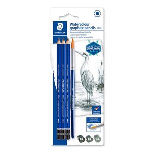 Staedtler Watercolour Graphite Pencils 3 Pack Multicoloured