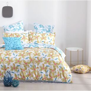 Ombre Home Clementine Quilt Cover Set Yellow