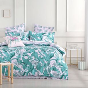 Ombre Home Kaia Quilt Cover Set Green