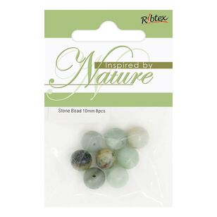 Ribtex Inspired By Nature Jade Round Stone Bead Multicoloured