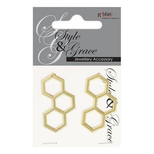 Ribtex Style & Grace Honeycomb Charm 2 Pack Multicoloured