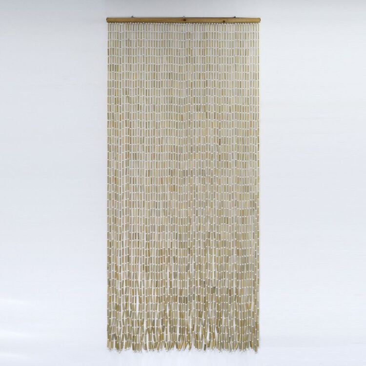 Emerald Hill Bamboo Door Curtain Natural 90 x 200 cm