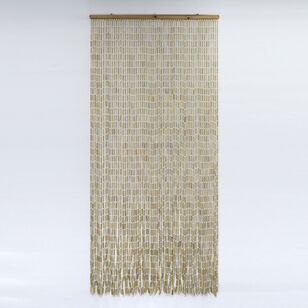 Emerald Hill Bamboo Door Curtain Natural 90 x 200 cm