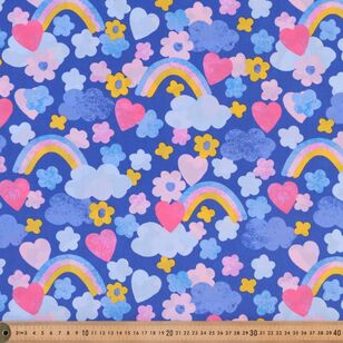 Mix N Match Rainbow Burst 112 cm Cotton Poplin Fabric Multicoloured 112 cm
