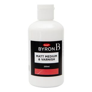 Jasart Byron Matt Medium & Varnish Clear 250 mL