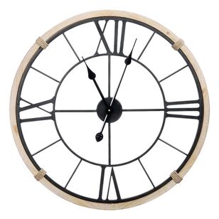 Cooper & Co Spartacus 60 cm Silent Clock Black 60 cm