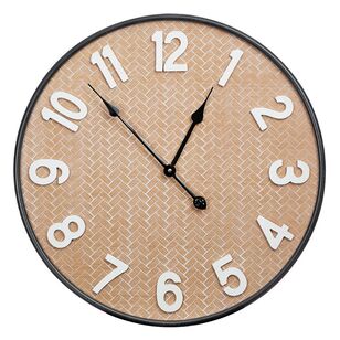 Cooper & Co Malibu 60 cm Silent Clock Natural 60 cm