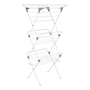 Living Space Airer 3 Tier Essential White 63.5 x 156.5 cm