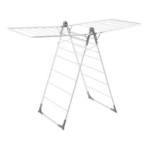 Living Space Airer Winged Deluxe White 139 100 cm