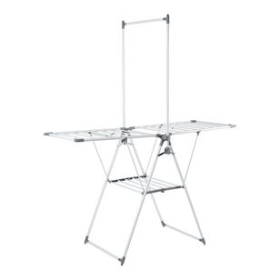 Living Space Airer Winged Shirt Rail Deluxe White 156 x 190 cm