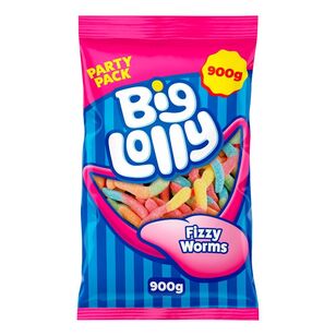 Splash Big Lolly Fizzy Worms Multicoloured 900 g