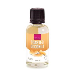 Roberts Edible Craft Toasted Coconut Flavouring Clear 30 mL
