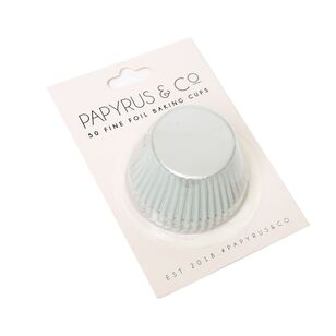 Papyrus Standard Foil Baking Cups 50 Pack Pearl White 50 mm