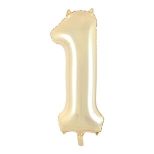 Decrotex Number 1 Foil Balloon Gold 86 cm