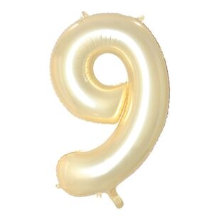 Decrotex Number 9 Foil Balloon Gold 86 cm