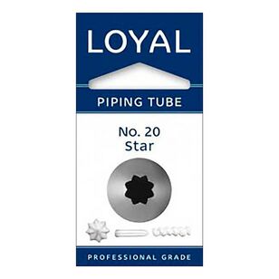 Loyal Open Star Piping Tube No. 20 Grey