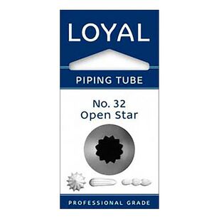 Loyal Open Star Piping Tube No. 32 Grey