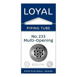 Loyal No. 233 Stainless Steel Multi Open Standard Piping Tip Grey