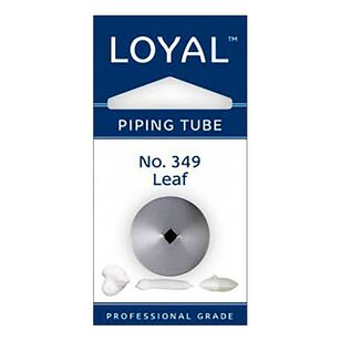 Loyal No.349 Stainless Steel Leaf Standard Piping Tip Grey