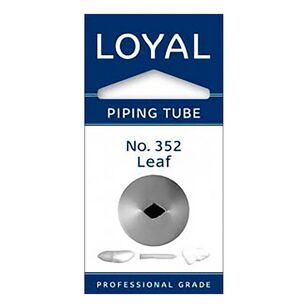 Loyal No.352 Stainless Steel Leaf Standard Piping Tip Grey