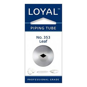 Loyal Number 353 Leaf Stainless Steel Piping Tip Grey