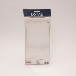 Loyal Resealable Cookie Bag 100 Pack Clear