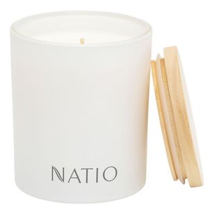 Natio Scented Candle Happy White 280 g