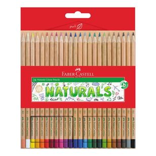 Faber Castell Naturals Pencil 24 Pack Multicoloured