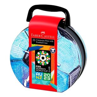 Faber Castell Connector Pen Soccer Bag Tin Multicoloured