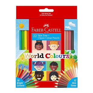 Faber Castell Classic World Coloured Pencils Multicoloured