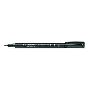 Staedtler Lumocol 0.6mm Permanent Pen 2 Pack Black 2 Pack