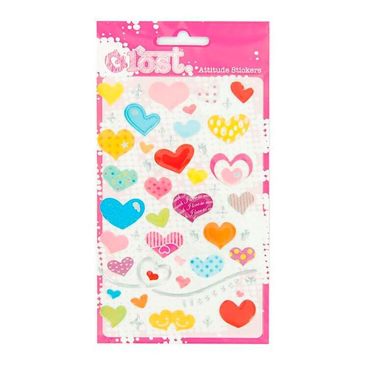 Heart Puffy Sticker / Love Sticker (1 Sheet) Valentines Day Scrapbooking  Journal Embellishment Diary Deco Card Decoration Home Decor S295