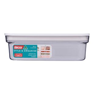 Decor Pantry Style and Organise 780 mL oblong container Clear 780 mL
