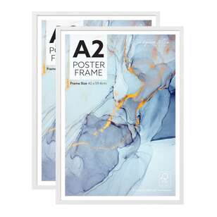 Cooper & Co 2 Pack A2 Poster Frame White A2