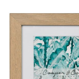 Cooper & Co Set Of 4 Paradise Photo Frames Oak 15 x 20 cm