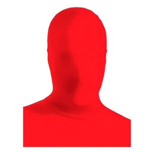 2nd Skin Adult Face Mask Red Adult
