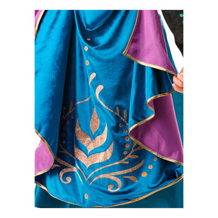 Disney Queen Anna Premium Kids Costume Multicoloured 6 - 8 Years