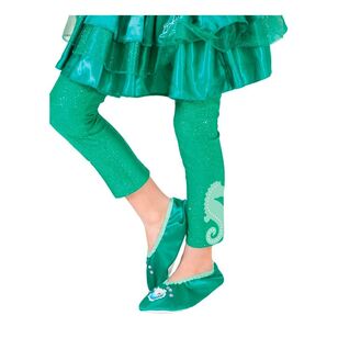 Disney Ariel Kids Footless Kids Tights Green