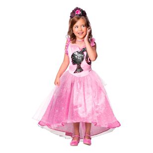 Mattel Barbie Princess Deluxe Kids Costume Multicoloured 4 - 6 Years