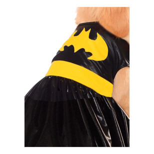 Warner Bros Batgirl Pet Costume Black & Yellow
