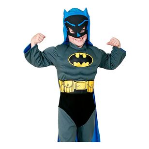 Warner Bros Batman/Superman Reversible Kids Costume Multicoloured 4 - 6 Years