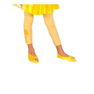 Disney Belle Footless Kids Tights Yellow