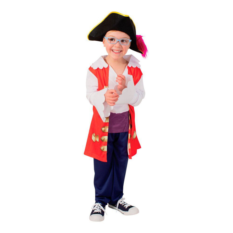 The Wiggles Captain Feathersword Luxe Kids Costume Multicoloured