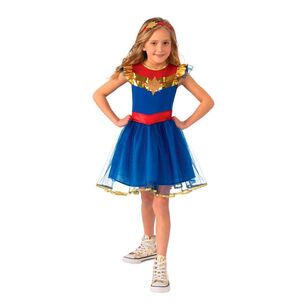 Disney Captain Marvel Tutu Dress Kids Costume Multicoloured 4 - 6 Years