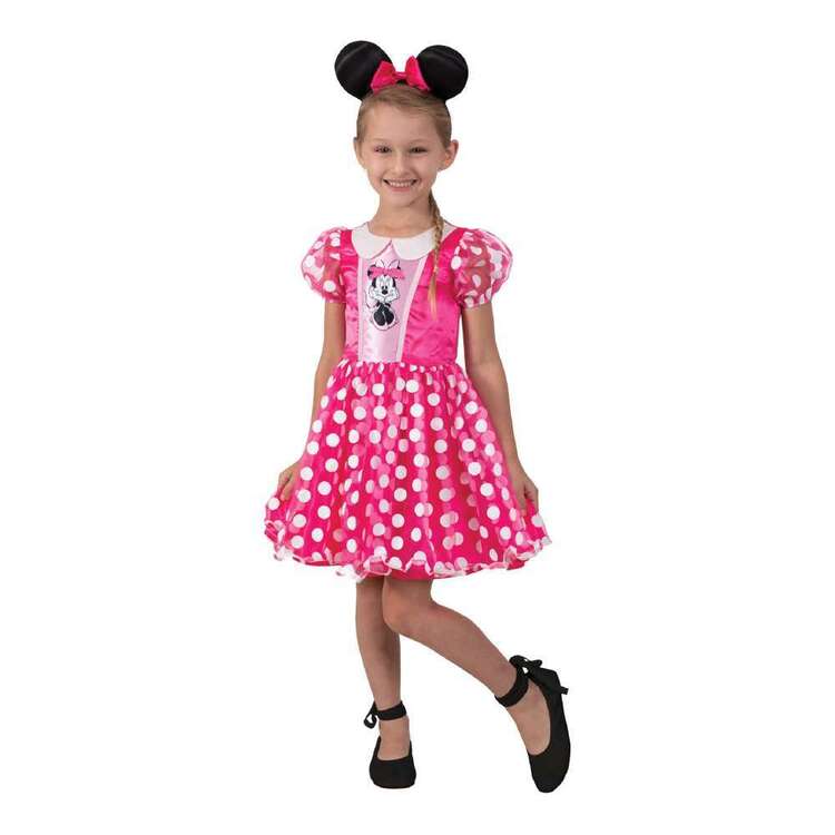 Disney Minnie Mouse Pink Deluxe Kids Costume Pink