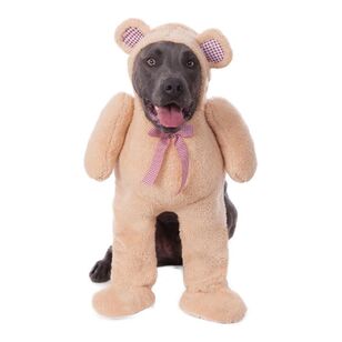 Walking Teddy Bear Big Dog Pet Costume Natural